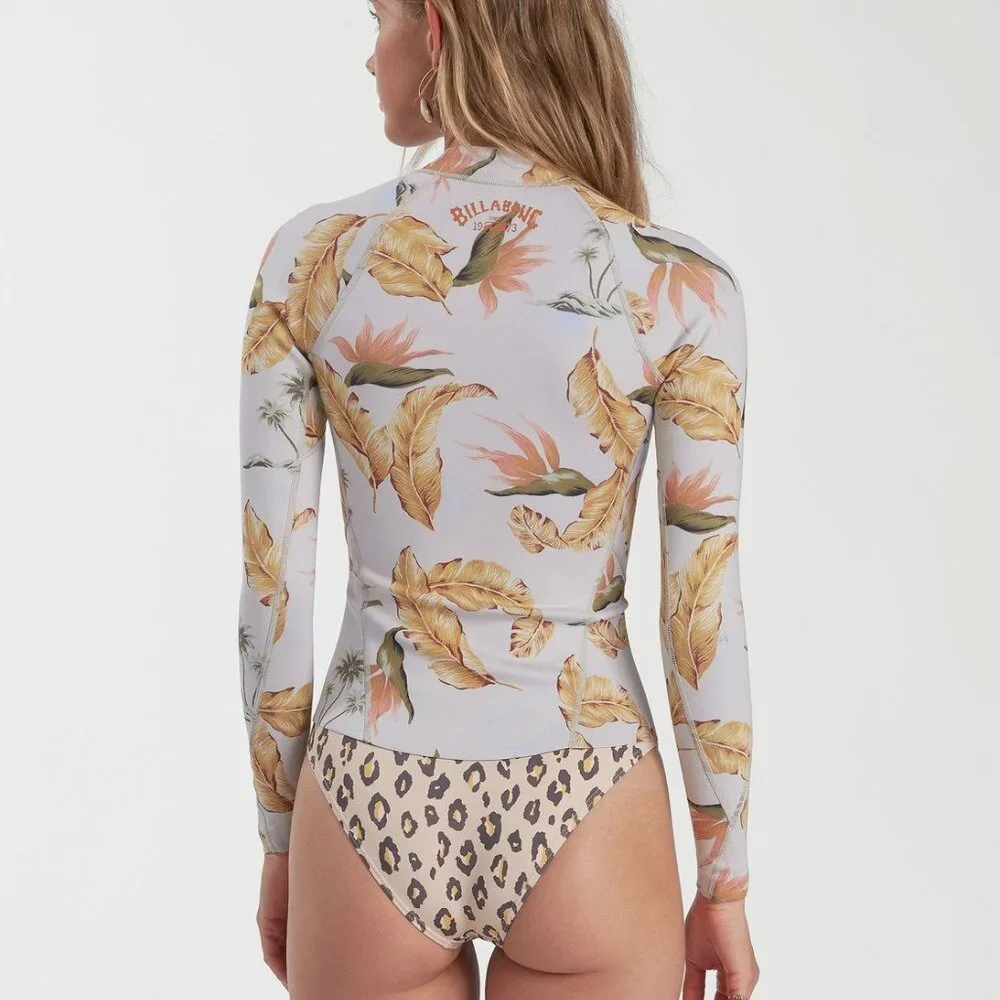 Billabong Tropical Surf Capsule "Peeky" 1mm Wetsuit Jacket Canvas Neo 2 - Picture 8 of 8